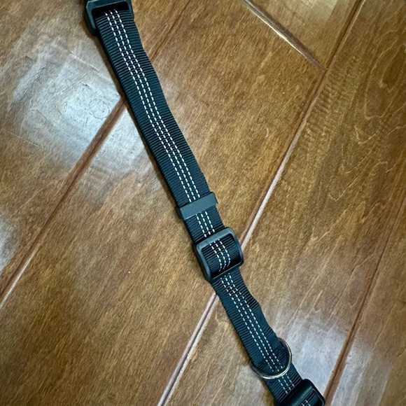 Dog Collar Leash Harness Set Blue Reflective Adjustable - Picture 3 of 5